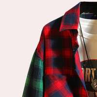 Camisole masculine de cuadros coloridos pour un style vibrant