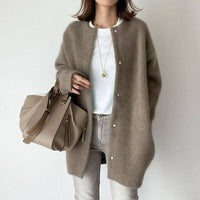 Shamcey Women's Casual Oversized Lining Cardigan pour un look élégant et confortable