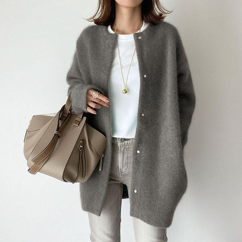 Shamcey Women's Casual Oversized Lining Cardigan pour un look élégant et confortable