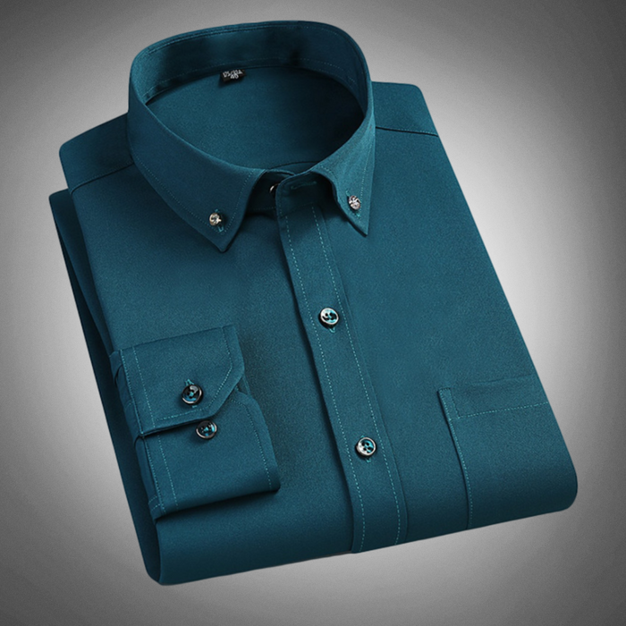 Camisole formelle pour hommes avec cuello abotonado - Ajuste regular y estilo clásico para ocasiones de negocios