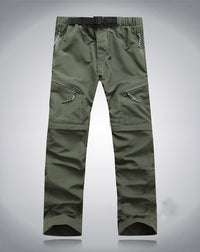 Pantalon d'extérieur zippé en cuir pour hommes - Confort et style à la fois