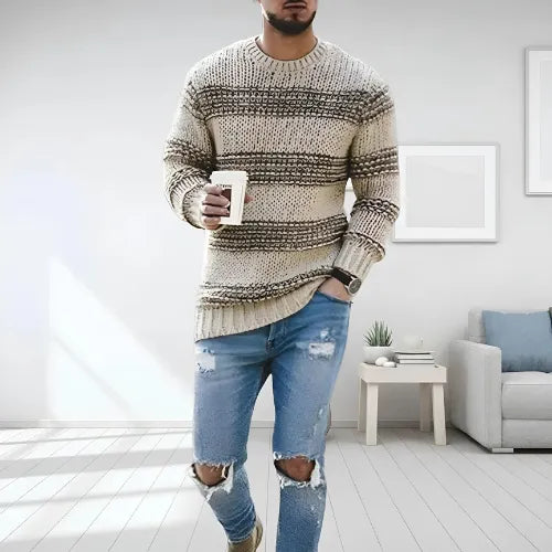 Fabrice™ Pull tricoté tendance