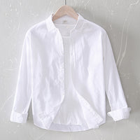 Camisa Masculina de Manga Longa Casual de Ajuste Relaxado para Sempre Estilo e Conforto