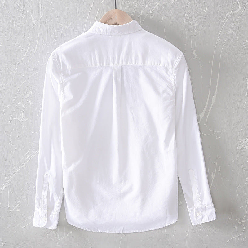 Camisa Masculina de Manga Longa Casual de Ajuste Relaxado para Sempre Estilo e Conforto