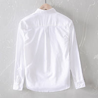 Camisa Masculina de Manga Longa Casual de Ajuste Relaxado para Sempre Estilo e Conforto