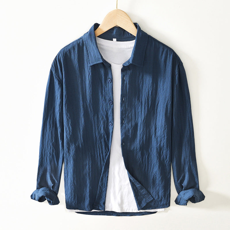 Herren Langarm Baumwollhemden - Atmungsaktive Casual Shirts im Regular Fit für Komfort und Style
