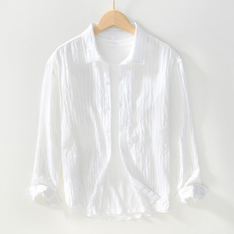 Herren Langarm Baumwollhemden - Atmungsaktive Casual Shirts im Regular Fit für Komfort und Style