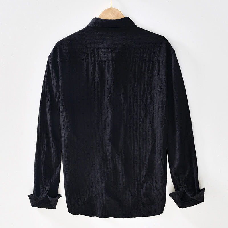 Herren Langarm Baumwollhemden - Atmungsaktive Casual Shirts im Regular Fit für Komfort und Style