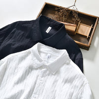 Herren Langarm Baumwollhemden - Atmungsaktive Casual Shirts im Regular Fit für Komfort und Style