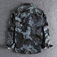 Chemise cargo camouflage élégante pour hommes, pour un look robuste