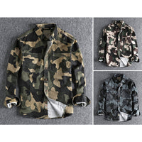 Chemise cargo camouflage élégante pour hommes, pour un look robuste