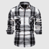 Camisole de cuir de style bûcheron pour homme