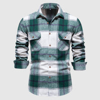 Camisole de cuir de style bûcheron pour homme