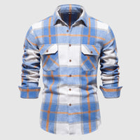 Camisole de cuir de style bûcheron pour homme