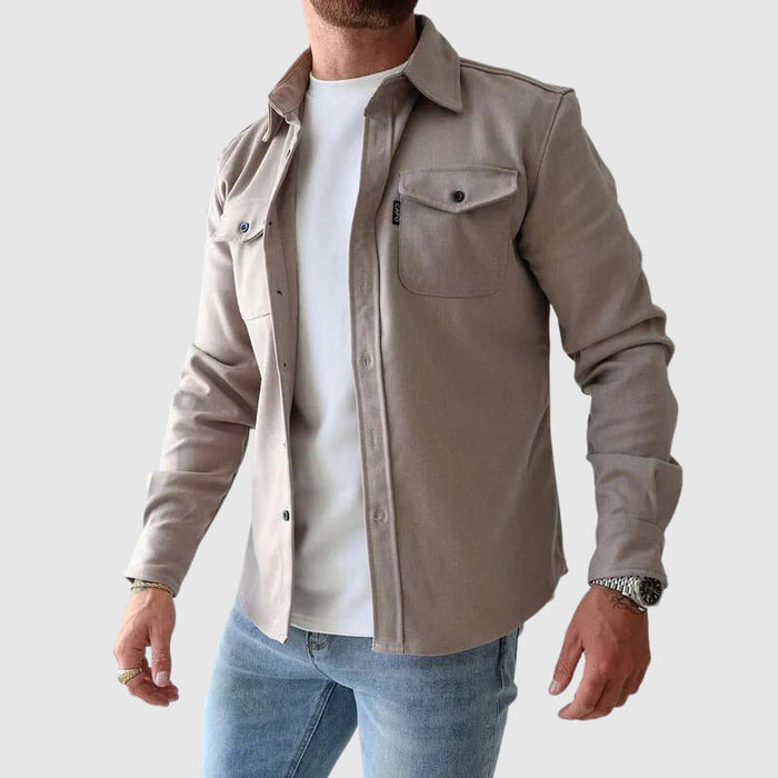 Camisole décontractée pour homme avec collier à lancia pour un style urbain et à la mode
