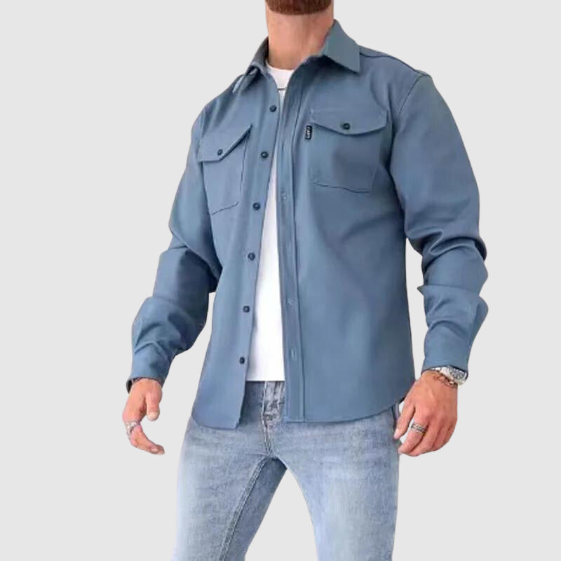 Camisole décontractée pour homme avec collier à lancia pour un style urbain et à la mode