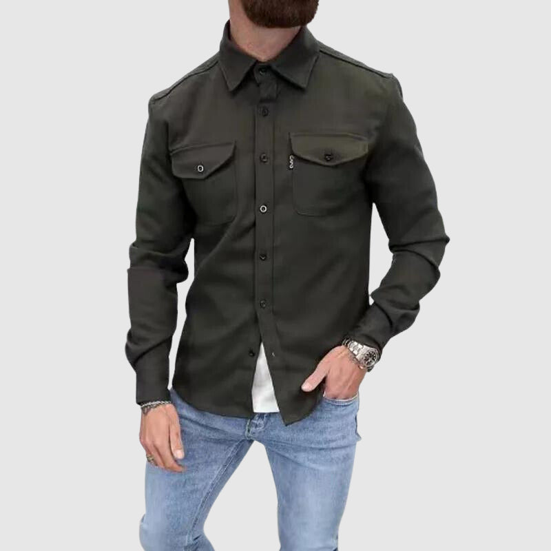 Camisole décontractée pour homme avec collier à lancia pour un style urbain et à la mode