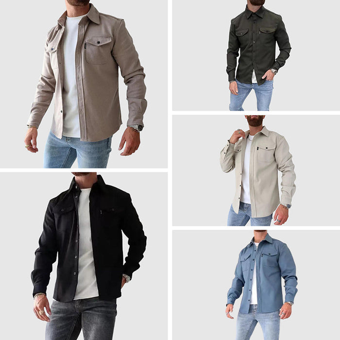 Camisole décontractée pour homme avec collier à lancia pour un style urbain et à la mode