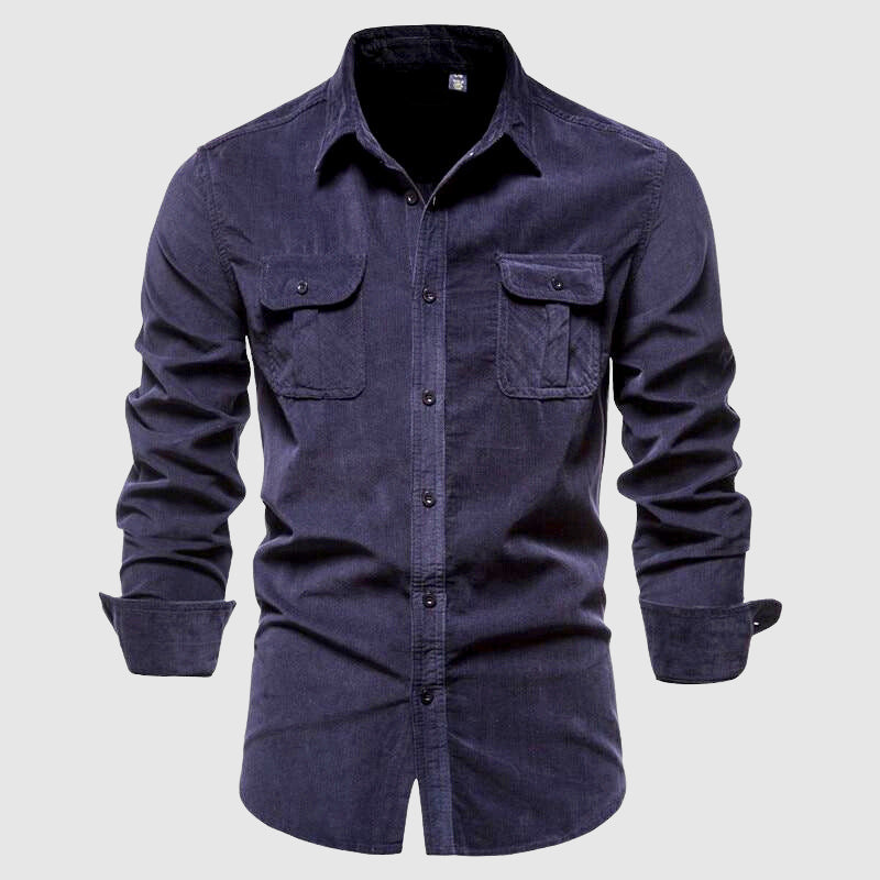 Camisole casual de manga larga pour hommes