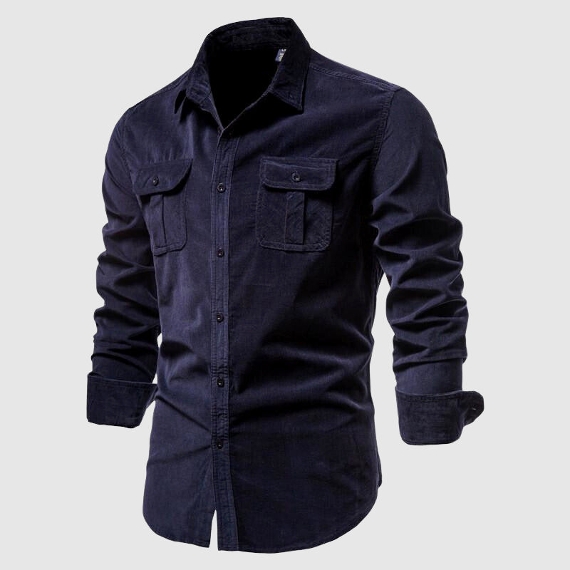 Camisole casual de manga larga pour hommes