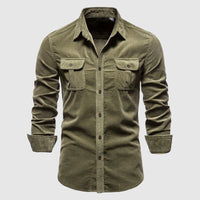Camisole casual de manga larga pour hommes