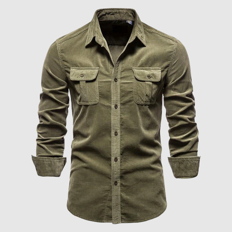Camisole casual de manga larga pour hommes