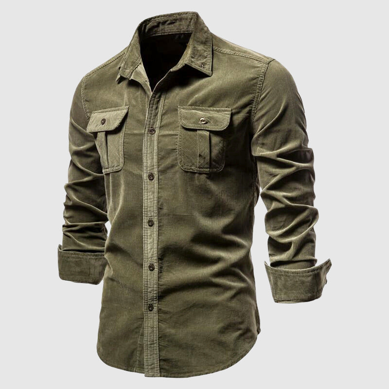 Camisole casual de manga larga pour hommes