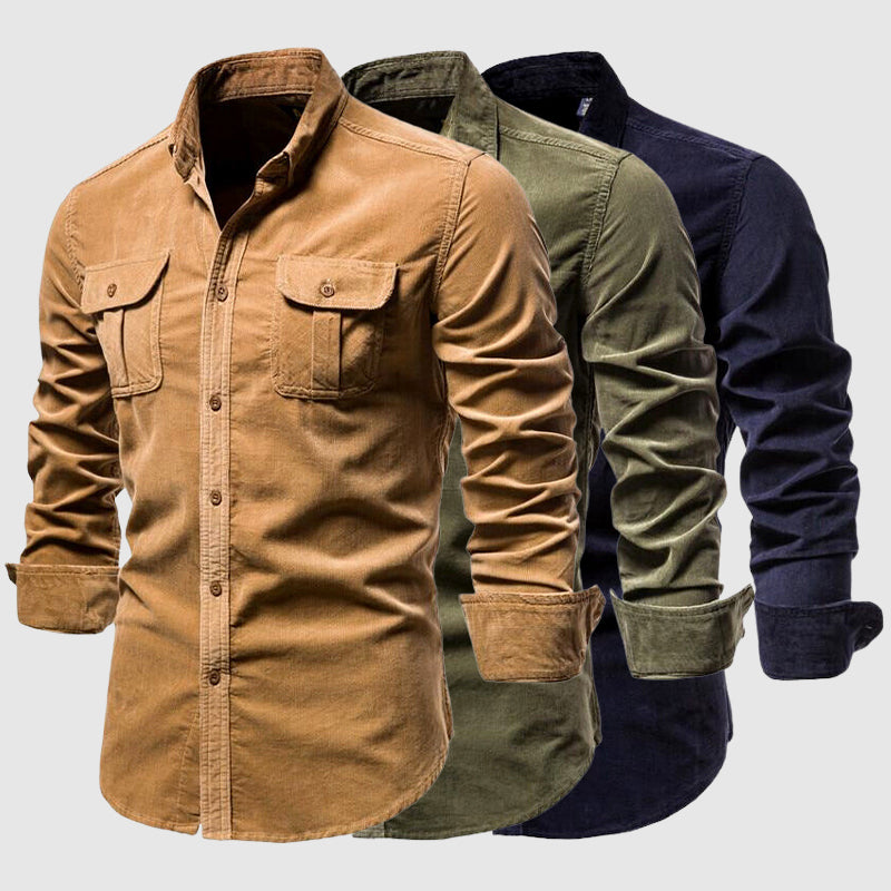 Camisole casual de manga larga pour hommes