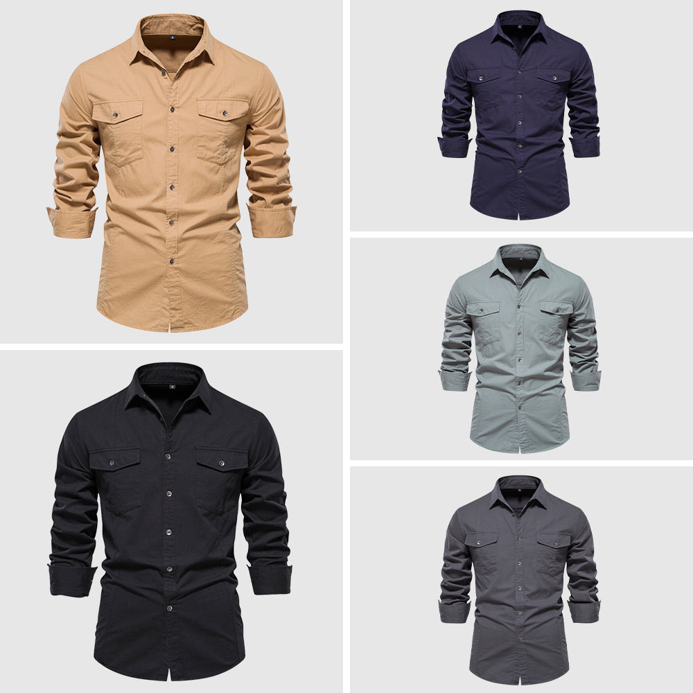 Camisole décontractée pour homme avec manga larga et corte ajustado pour un estilo moderno