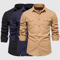 Camisole décontractée pour homme avec manga larga et corte ajustado pour un estilo moderno