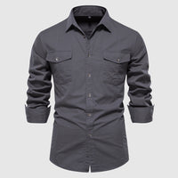 Camisole décontractée pour homme avec manga larga et corte ajustado pour un estilo moderno
