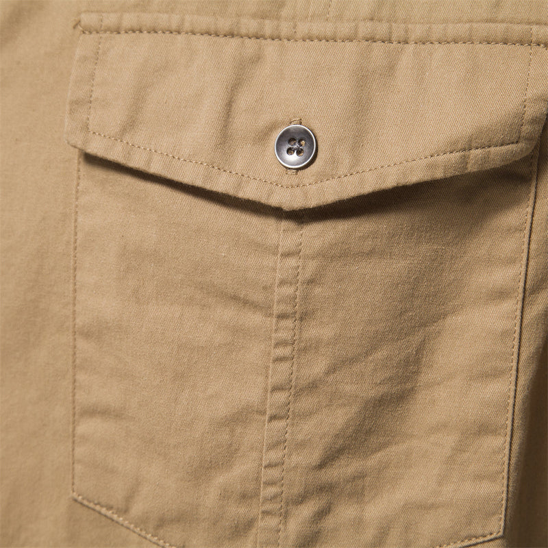 Camisole décontractée pour homme avec manga larga et corte ajustado pour un estilo moderno