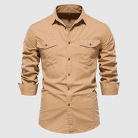 Camisole décontractée pour homme avec manga larga et corte ajustado pour un estilo moderno