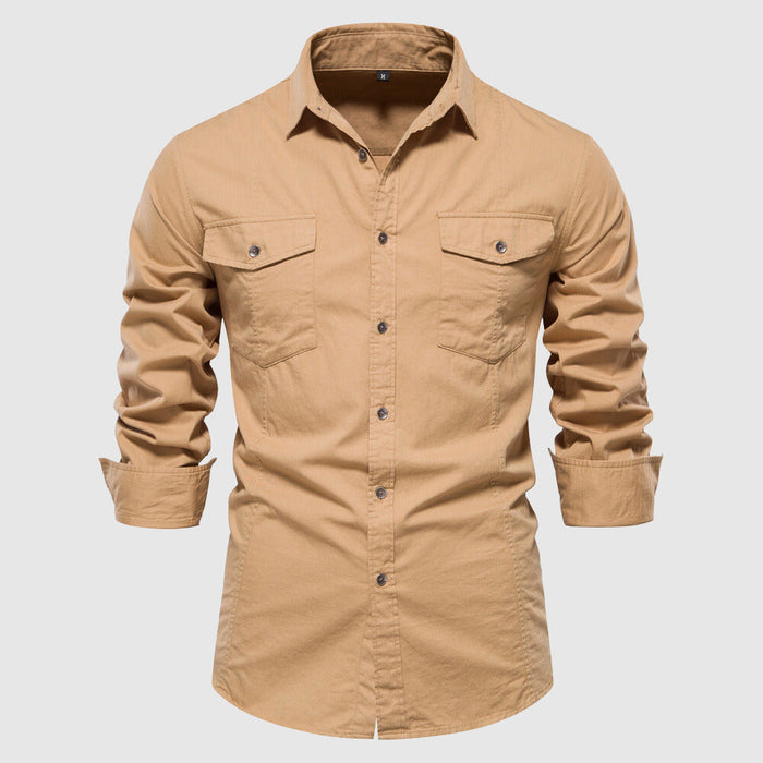 Camisole décontractée pour homme avec manga larga et corte ajustado pour un estilo moderno