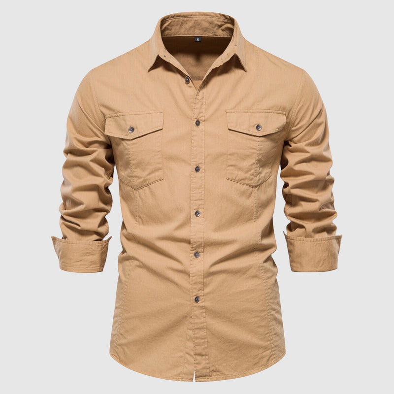 Camisole décontractée pour homme avec manga larga et corte ajustado pour un estilo moderno