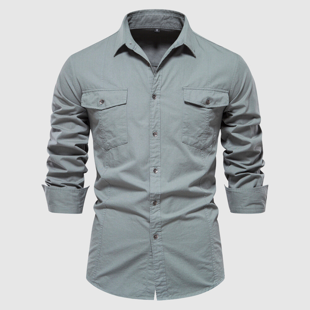 Camisole décontractée pour homme avec manga larga et corte ajustado pour un estilo moderno