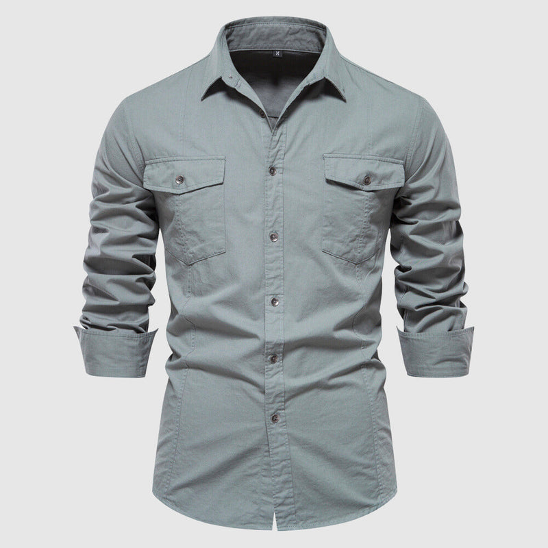 Camisole décontractée pour homme avec manga larga et corte ajustado pour un estilo moderno