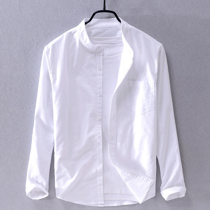 Chemise pour homme à manches longues avec boutons élégants