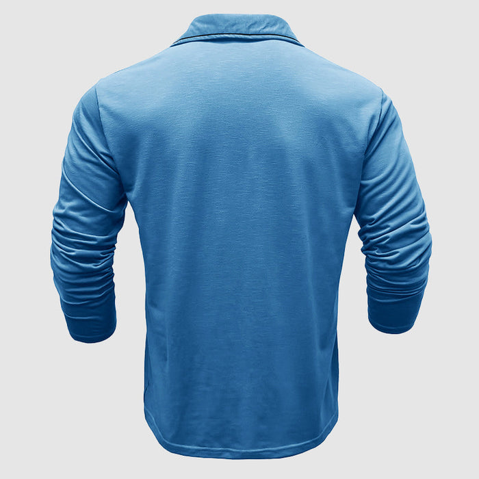 Polo Efren pour homme avec bordure contrastée élégante