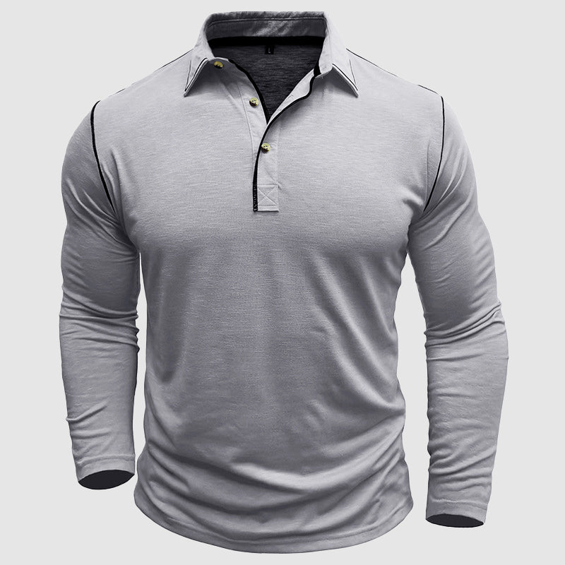 Polo Efren pour homme avec bordure contrastée élégante