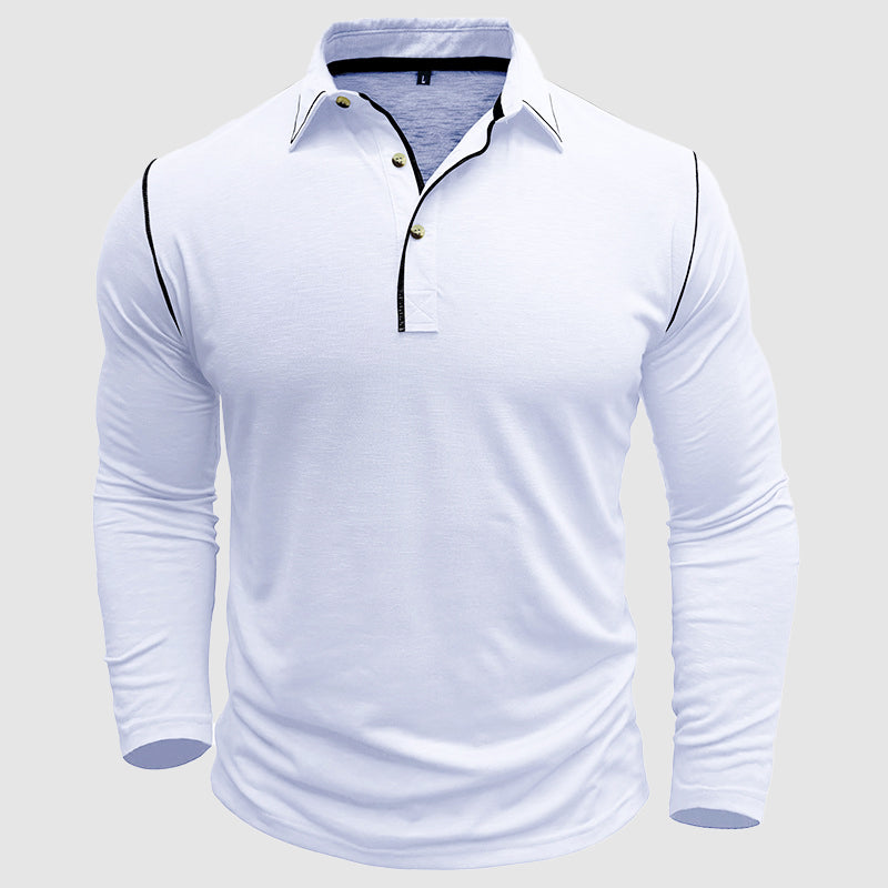 Polo Efren pour homme avec bordure contrastée élégante