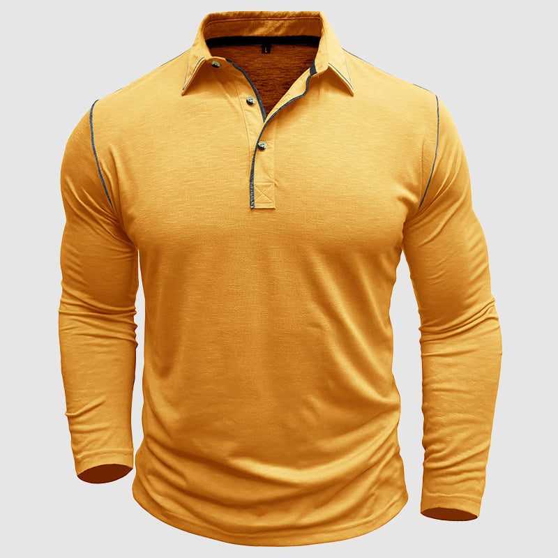 Polo Efren pour homme avec bordure contrastée élégante