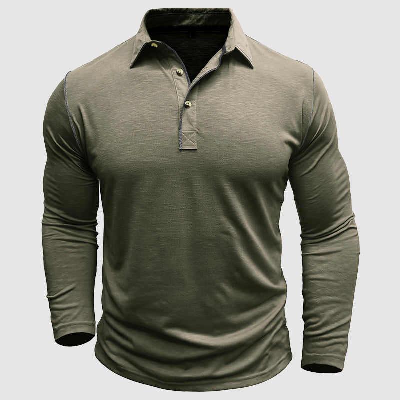 Polo Efren pour homme avec bordure contrastée élégante