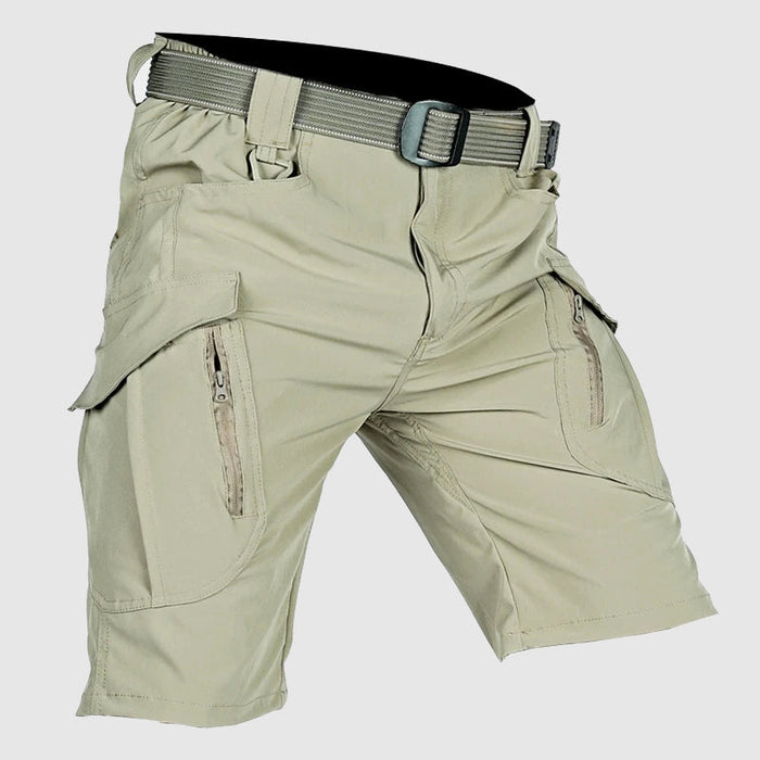 Short Cargo Tácticas para Hombre - Tela de Algodón Resistente con Varios Bolsillos - Ajuste Relajado