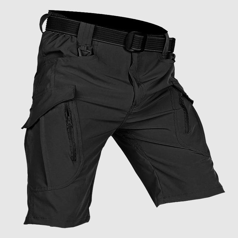 Short Cargo Tácticas para Hombre - Tela de Algodón Resistente con Varios Bolsillos - Ajuste Relajado