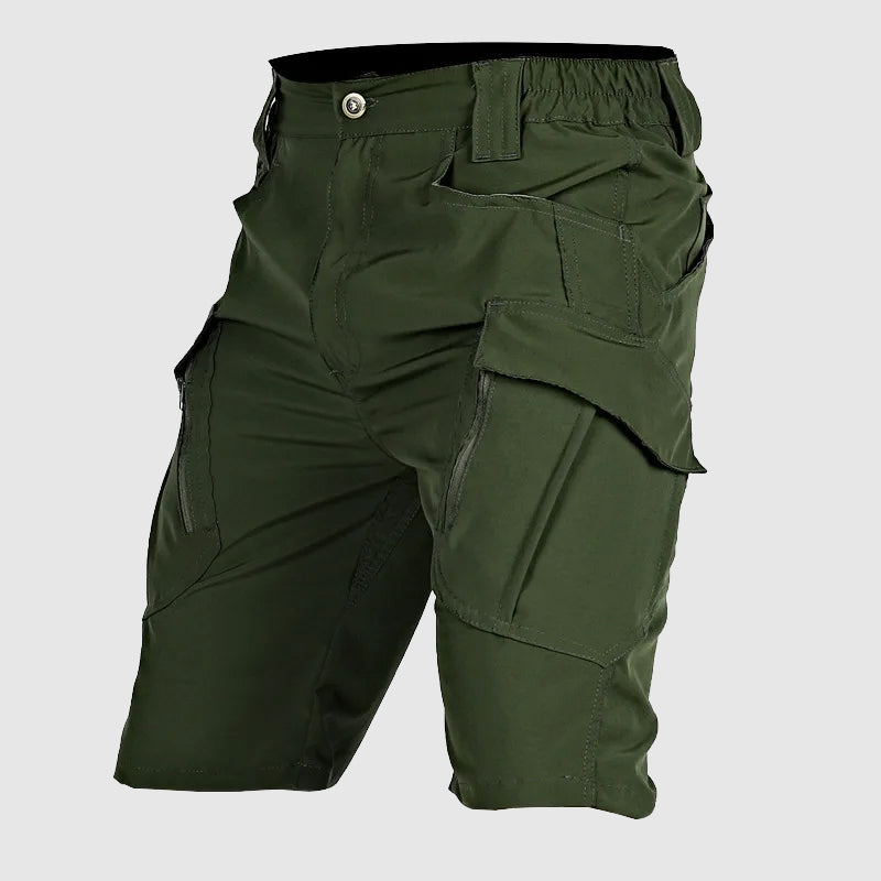 Short Cargo Tácticas para Hombre - Tela de Algodón Resistente con Varios Bolsillos - Ajuste Relajado