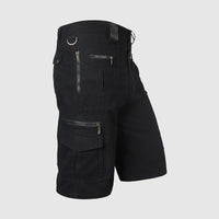 Short Cargo pour Hommes - Longueur au Genou - Multiple Poches Fonctionnelles - Tissu Résistant