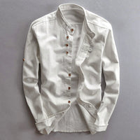Camisole de l'homme en manteau long avec boucle de mandarine - Ajuste Fino y Elegante para Ocasiones Informales