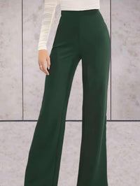 Pantalon taille haute chic pour une tenue de soirée élégante - jambe large raffinée