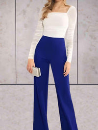 Pantalon taille haute chic pour une tenue de soirée élégante - jambe large raffinée